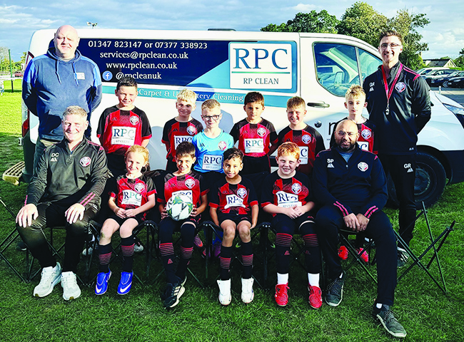 SEasingwold Hawks U9s Welcome New Sponsor report...as featured in The Easingwold Advertiser & Weekly News 3rd October, 2026